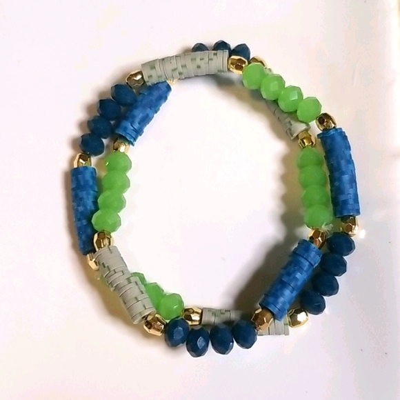 Crystal Bead Stretch Bracelet Set - Picture 5 of 5